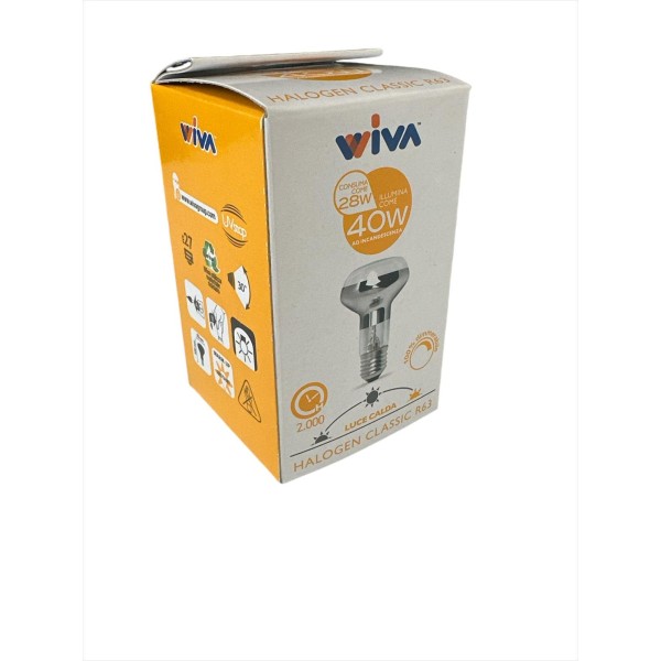 Wiva 11083001 Halogen classic r63 28w e27 class c